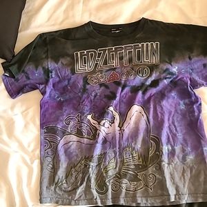 Led Zepplin Tie Dye M unisex Graphic Tee